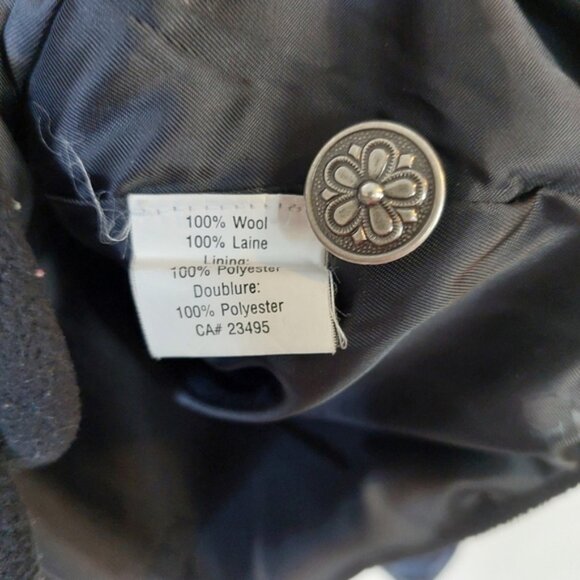 Icelandic Design Snowflakes Lined Wool Sweater Cardigan Size Meduim - Picture 5 of 11